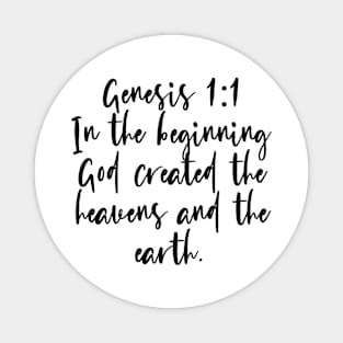 Genesis 1:1 Magnet